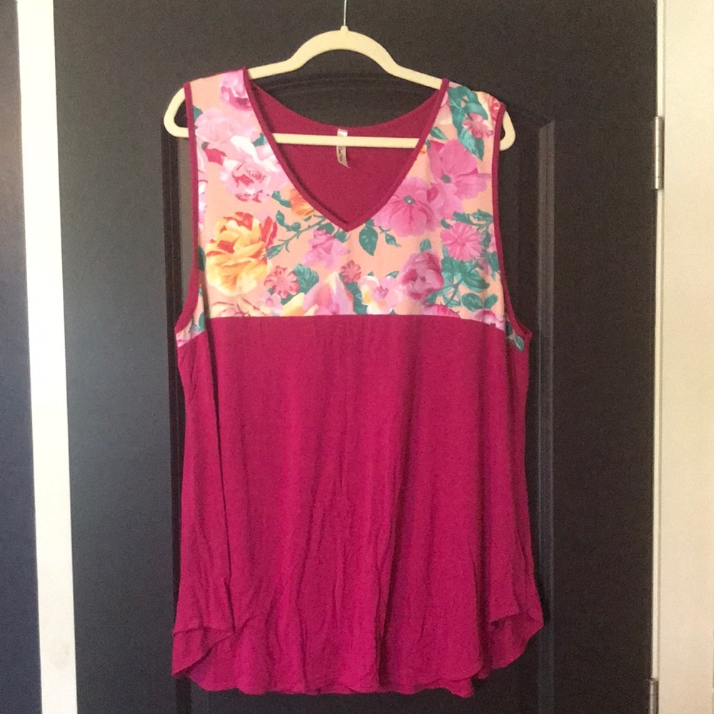 Pink tank